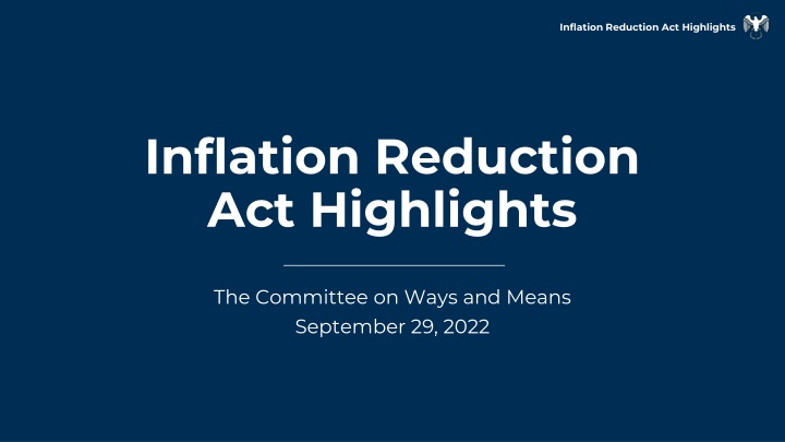 inflation reduction act highlights
