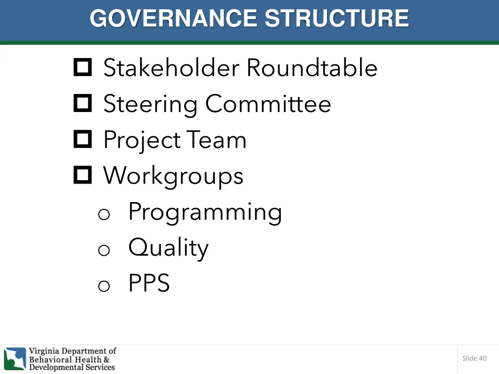governance structure