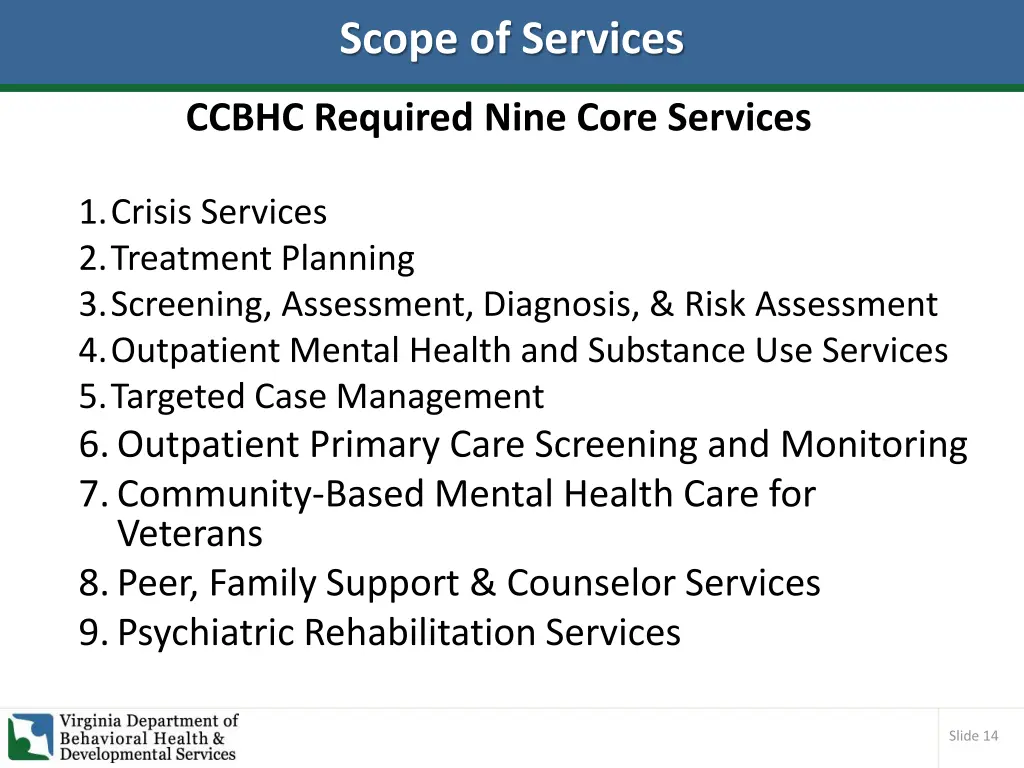 scope of services