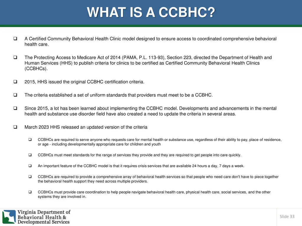 what is a ccbhc