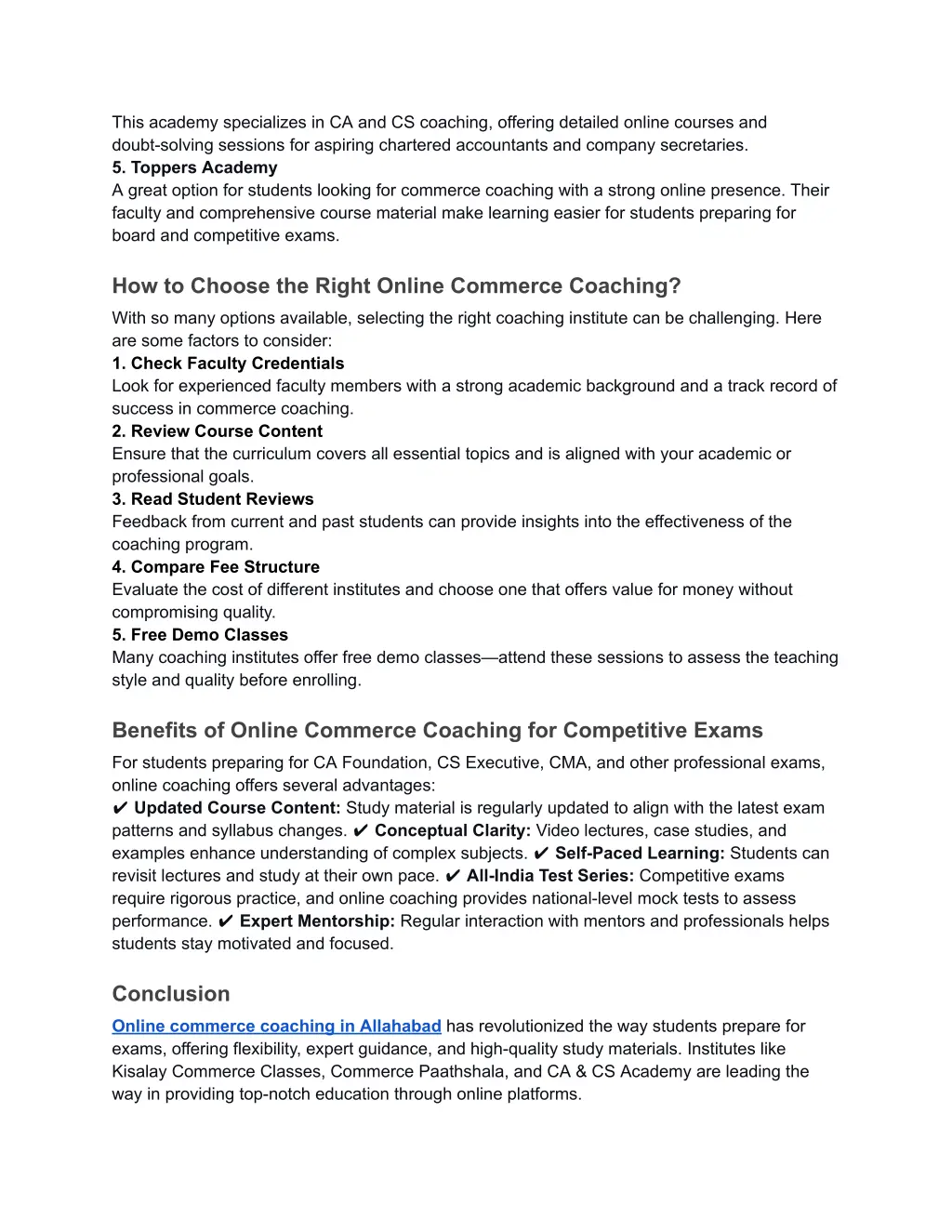 this academy specializes in ca and cs coaching