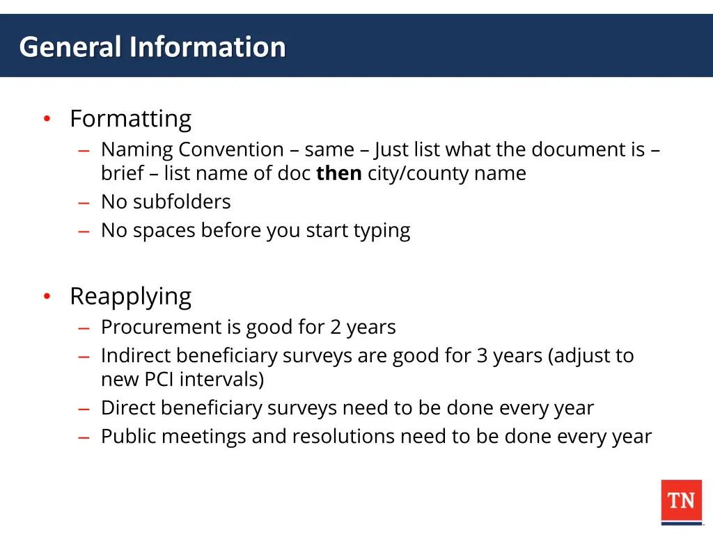 general information