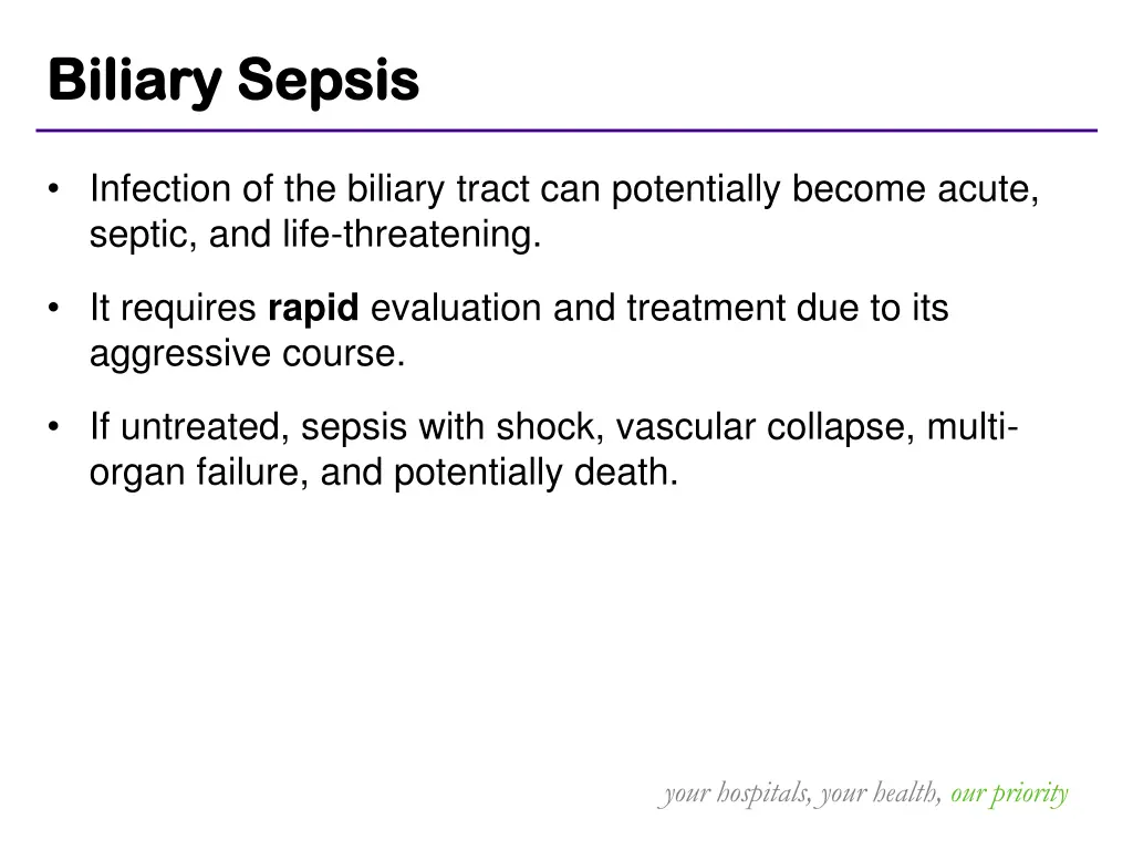 biliary sepsis biliary sepsis