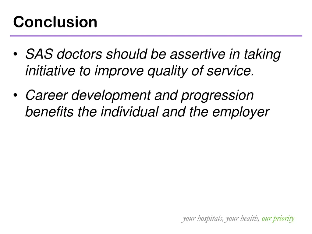 conclusion