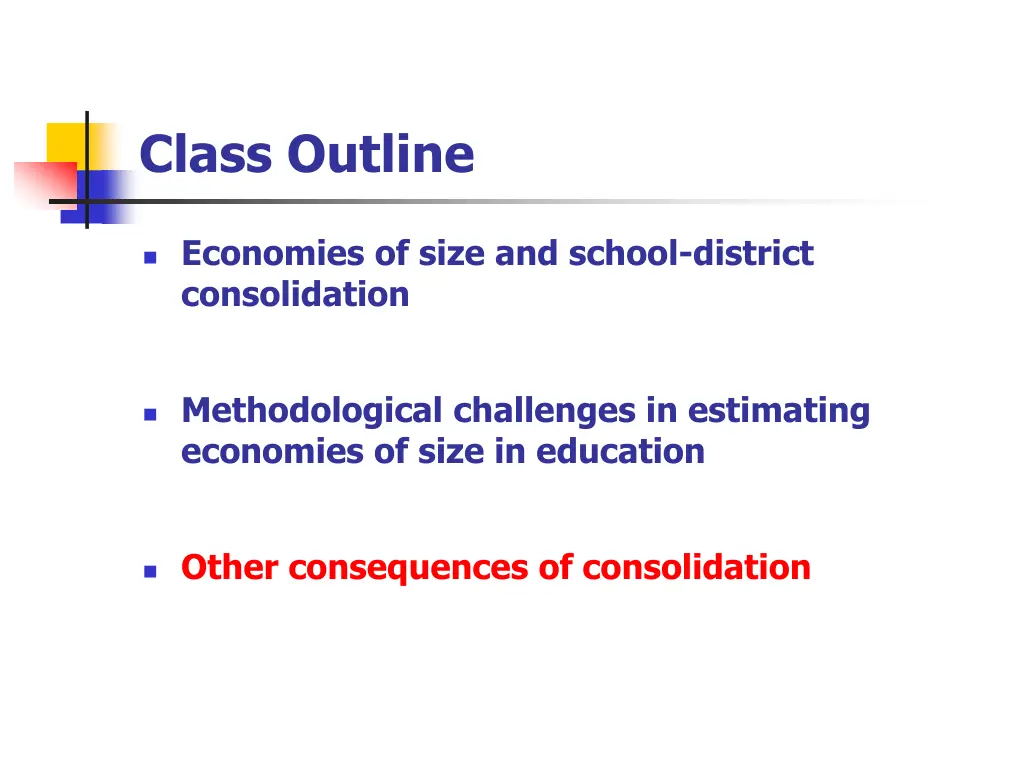 class outline 3