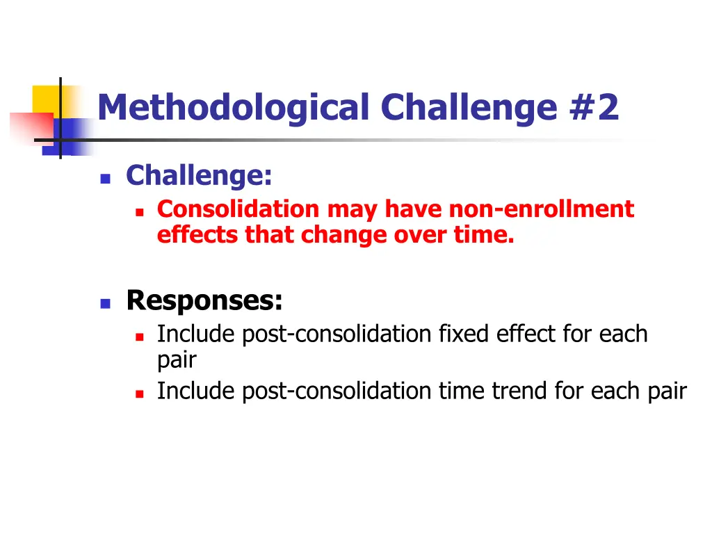 methodological challenge 2