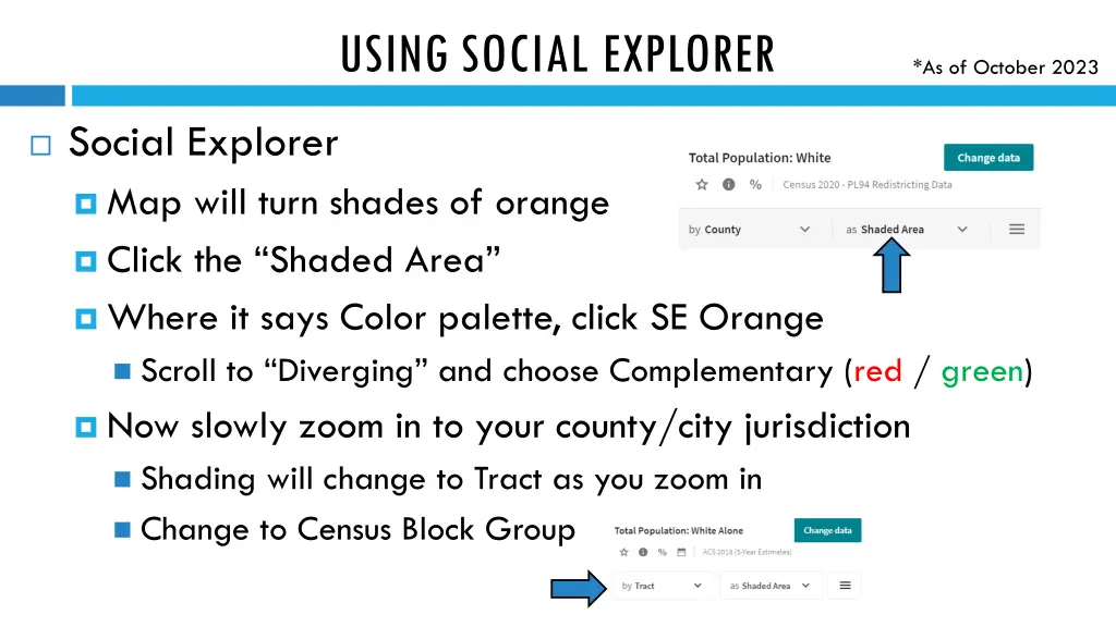 using social explorer 1