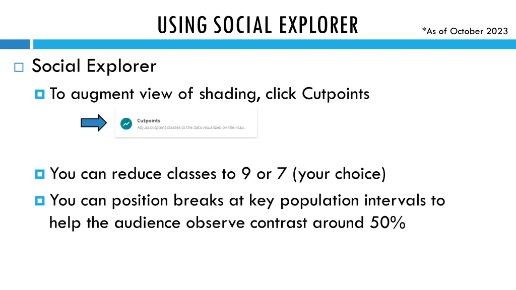 using social explorer 2