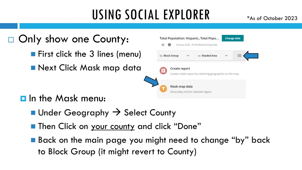 using social explorer 3