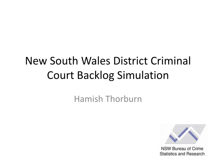 new south wales district criminal court backlog