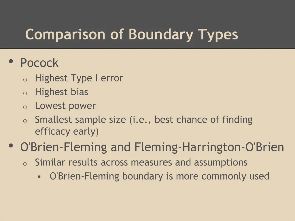 comparison of boundary types