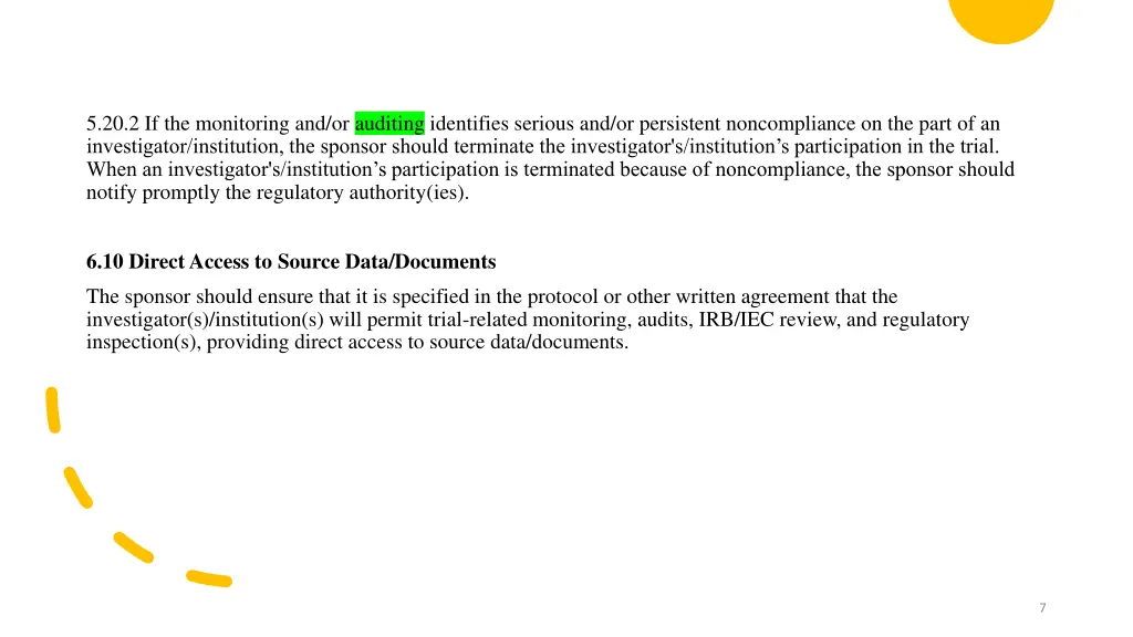 5 20 2 if the monitoring and or auditing