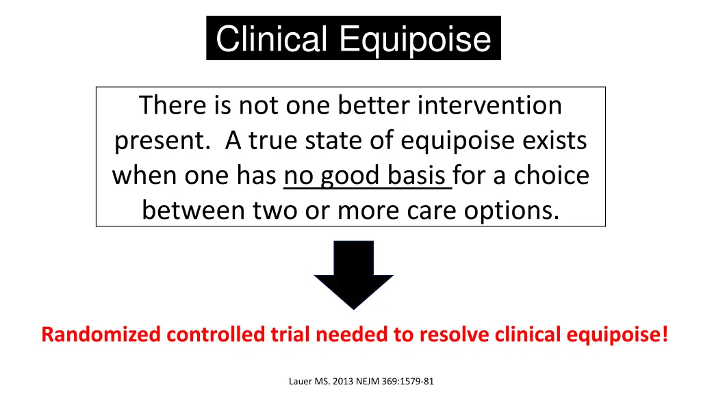 clinical equipoise