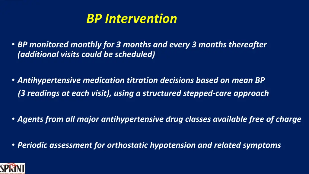 bp intervention