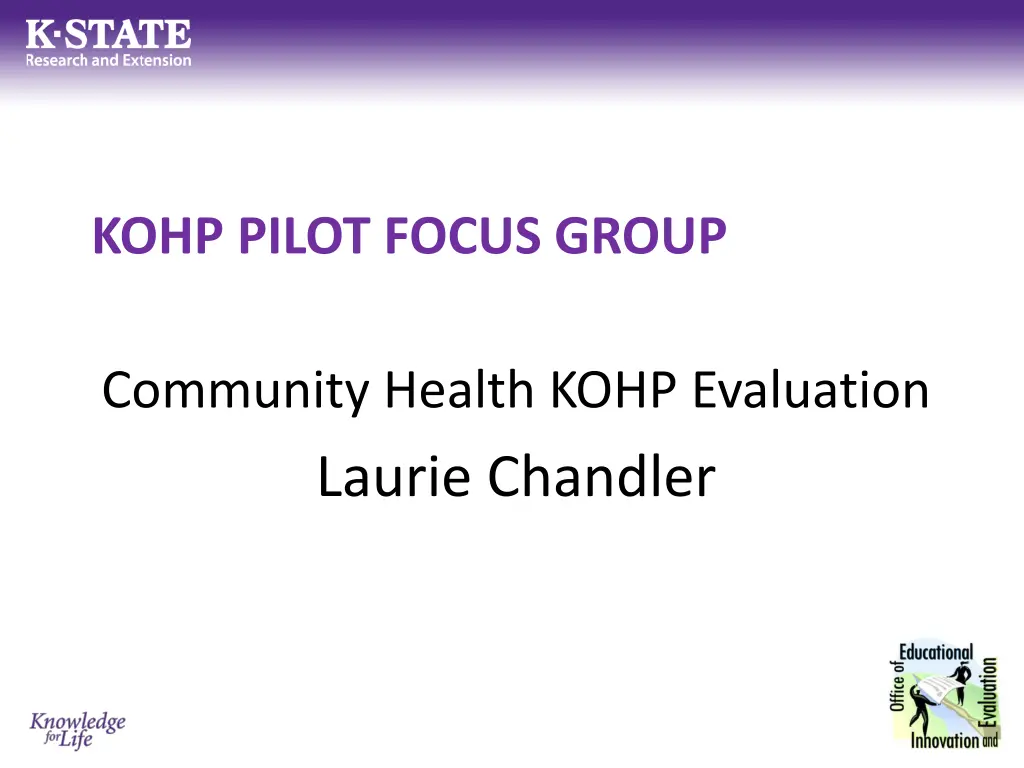kohp pilot focus group