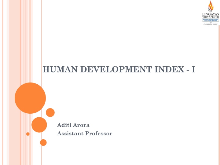 human development index i