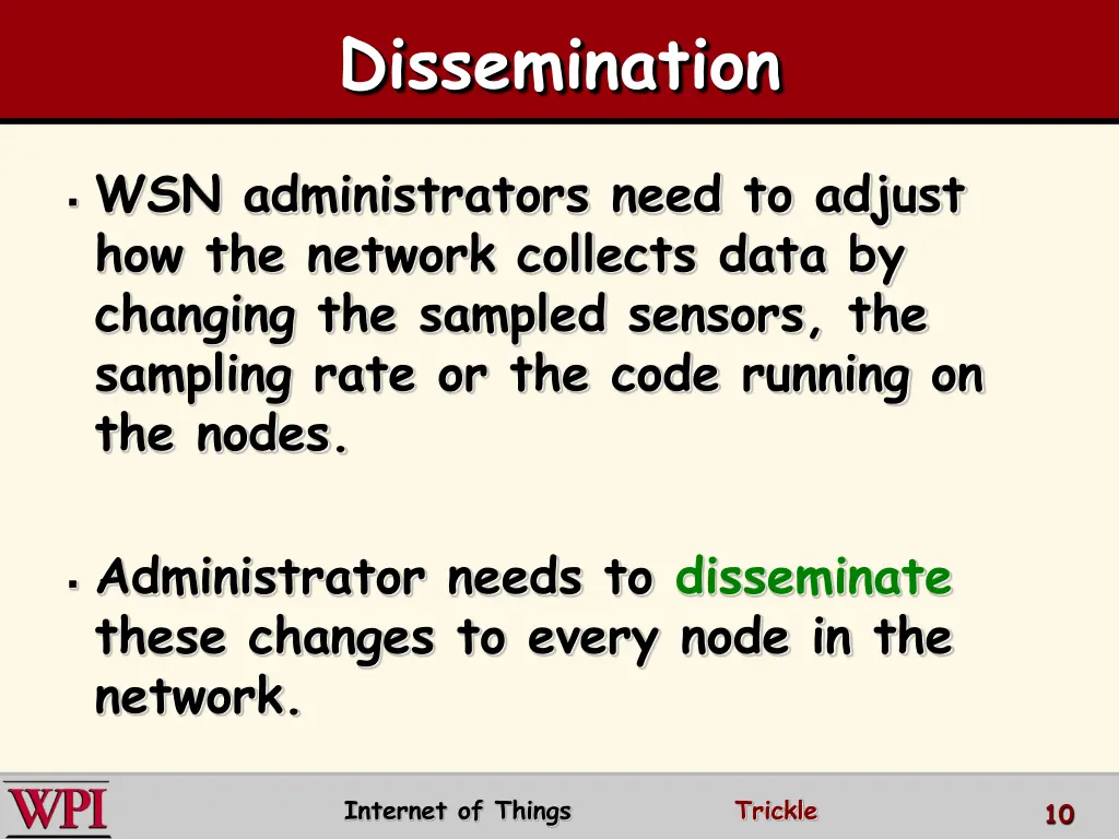 dissemination