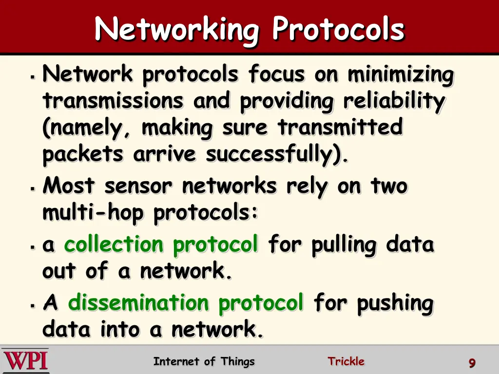 networking protocols