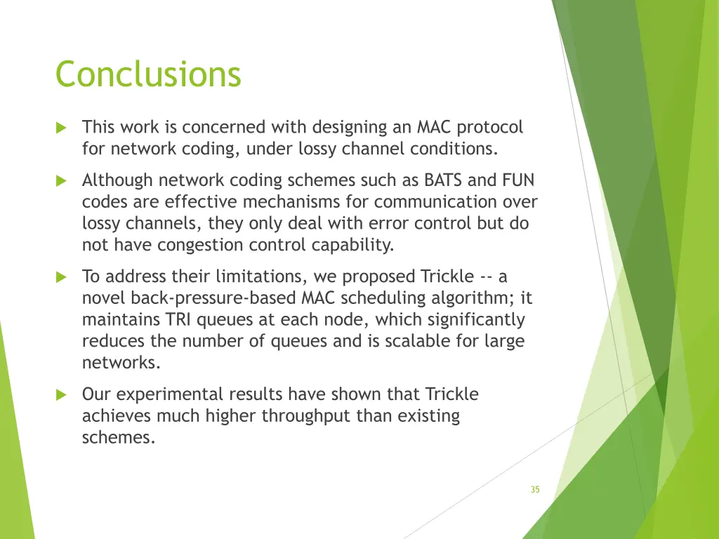 conclusions