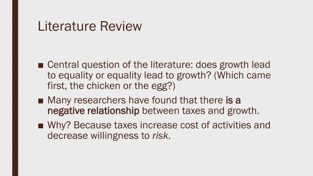 literature review