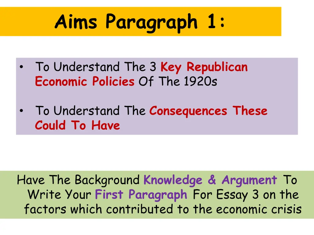 aims paragraph 1