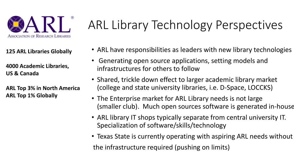 arl library technology perspectives