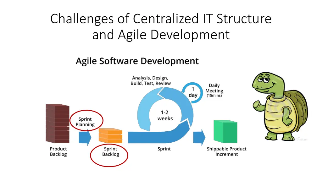 challenges of centralized it structure and agile