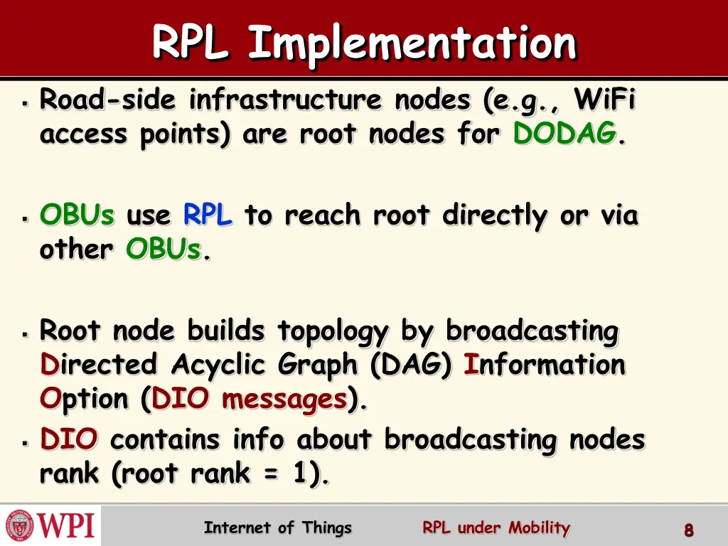 rpl implementation