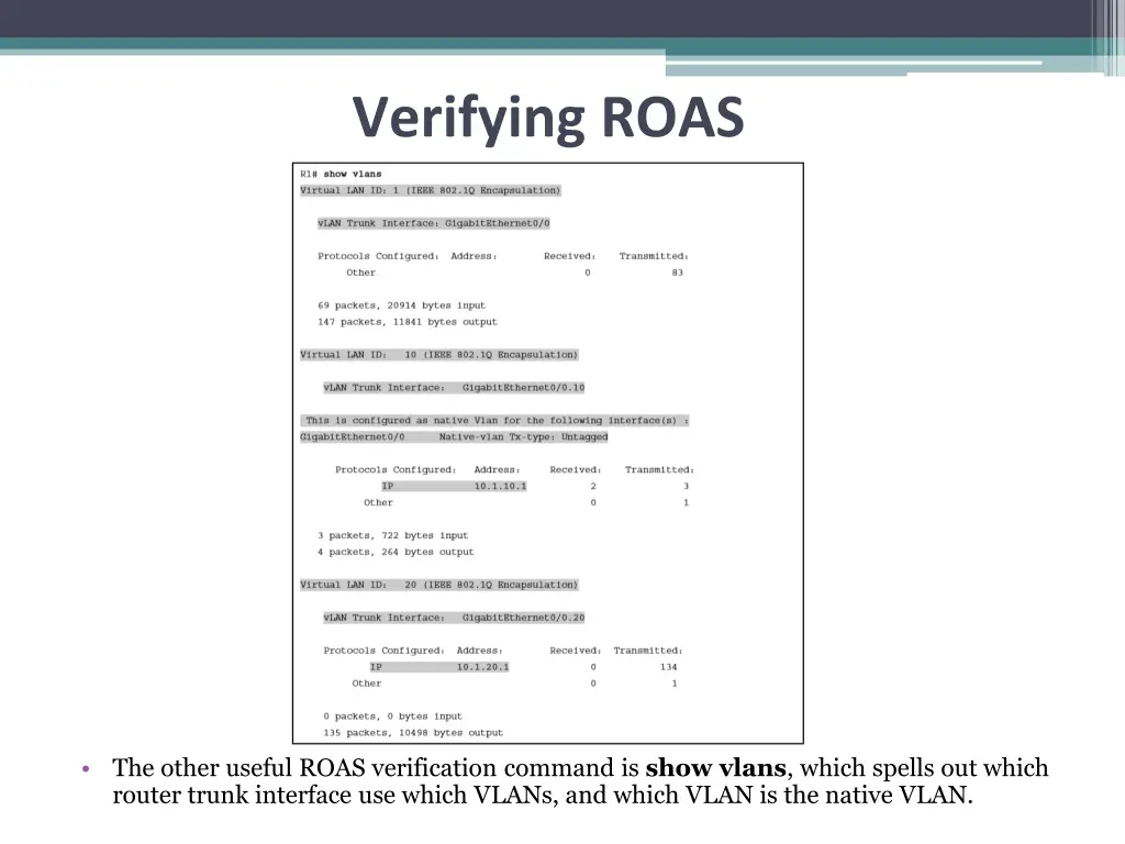 verifying roas 2