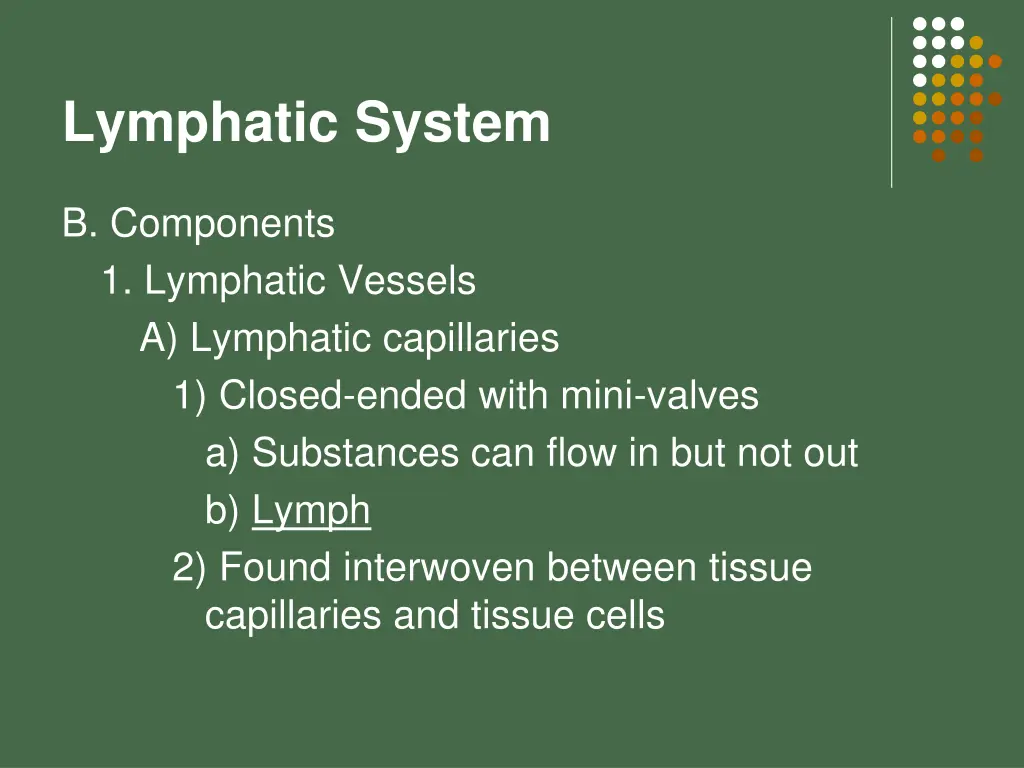lymphatic system 1