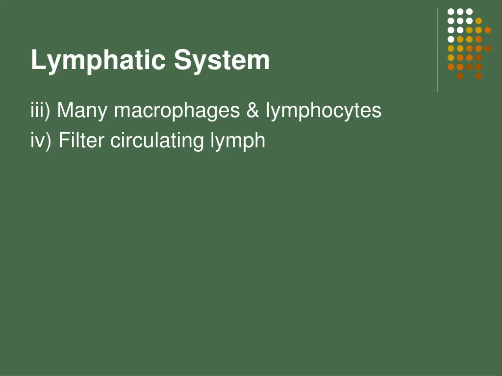 lymphatic system 15