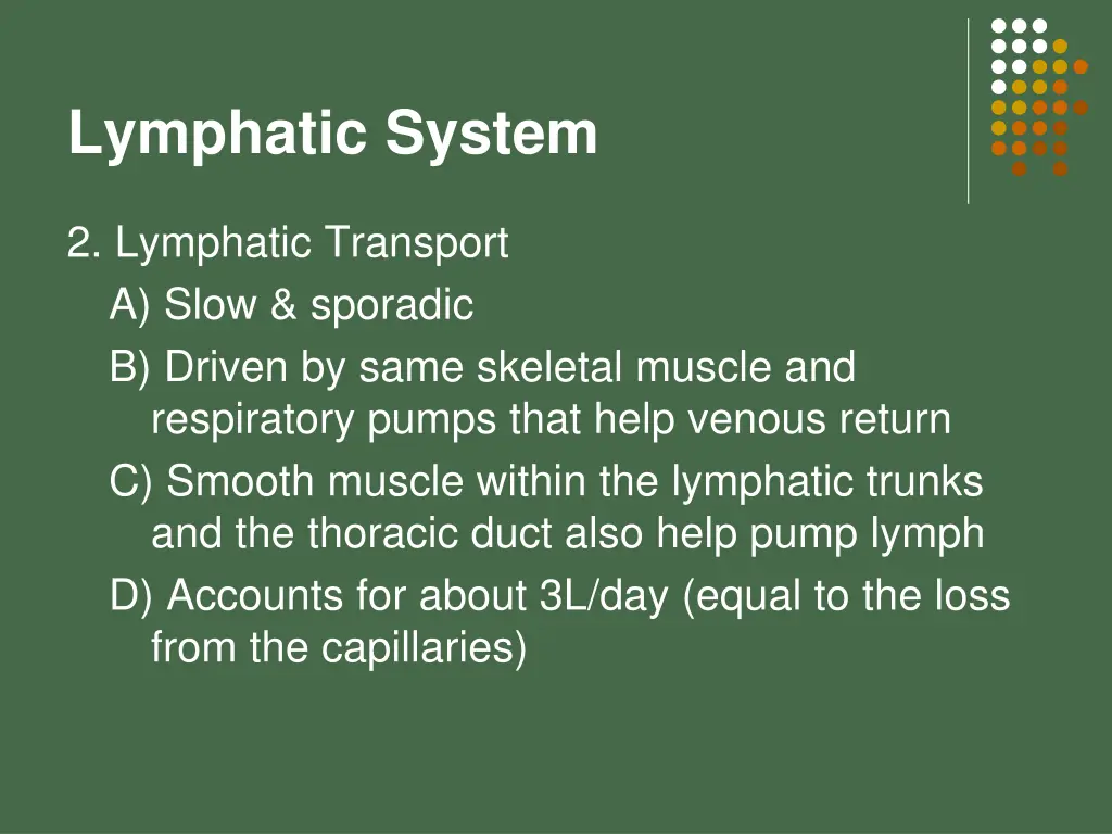 lymphatic system 7