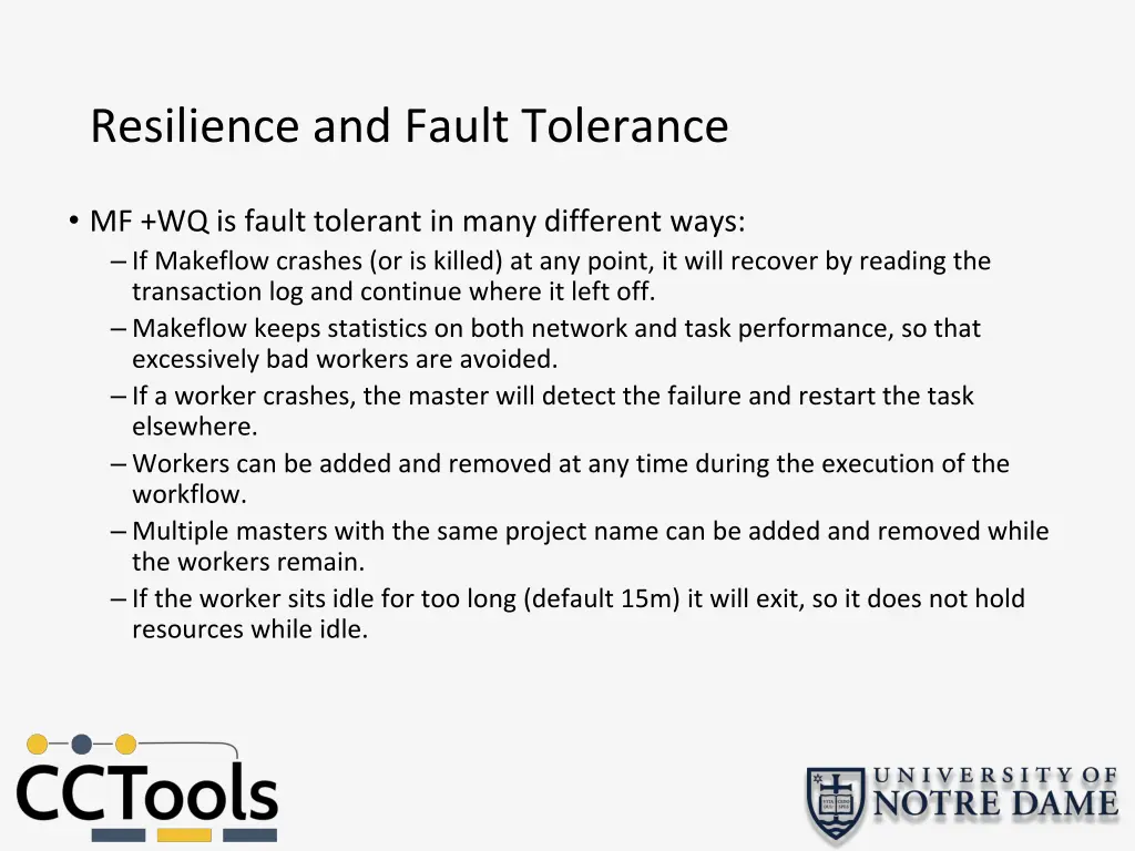 resilience and fault tolerance
