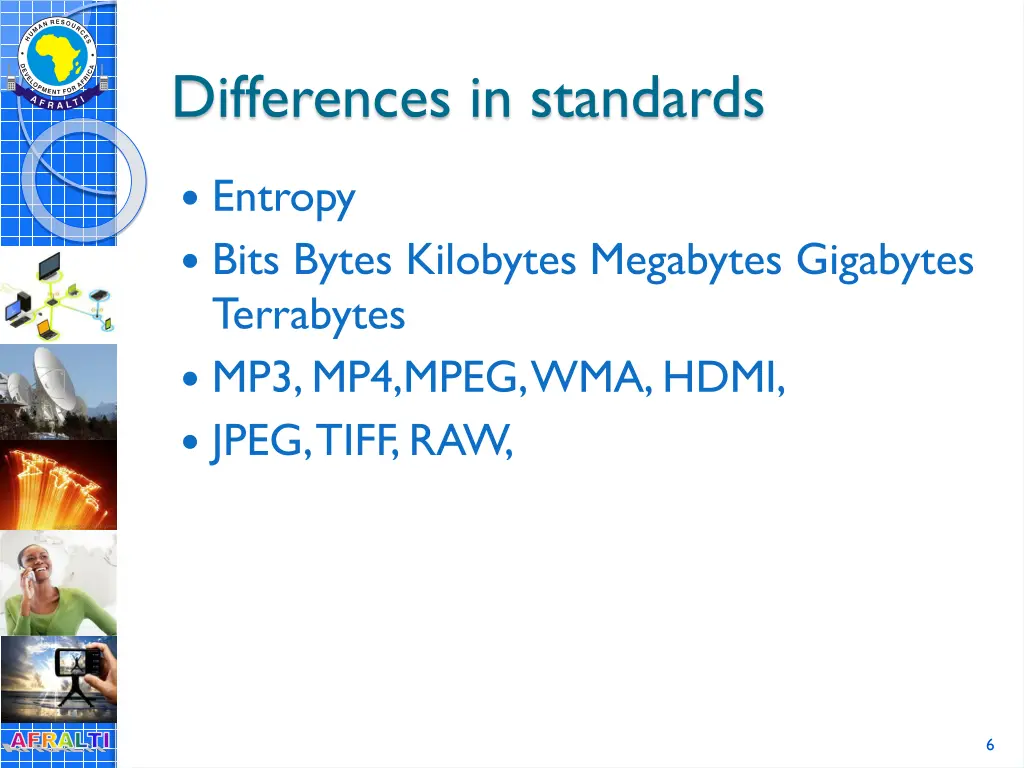 differences in standards
