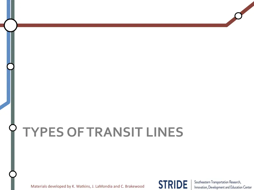 types of transit lines