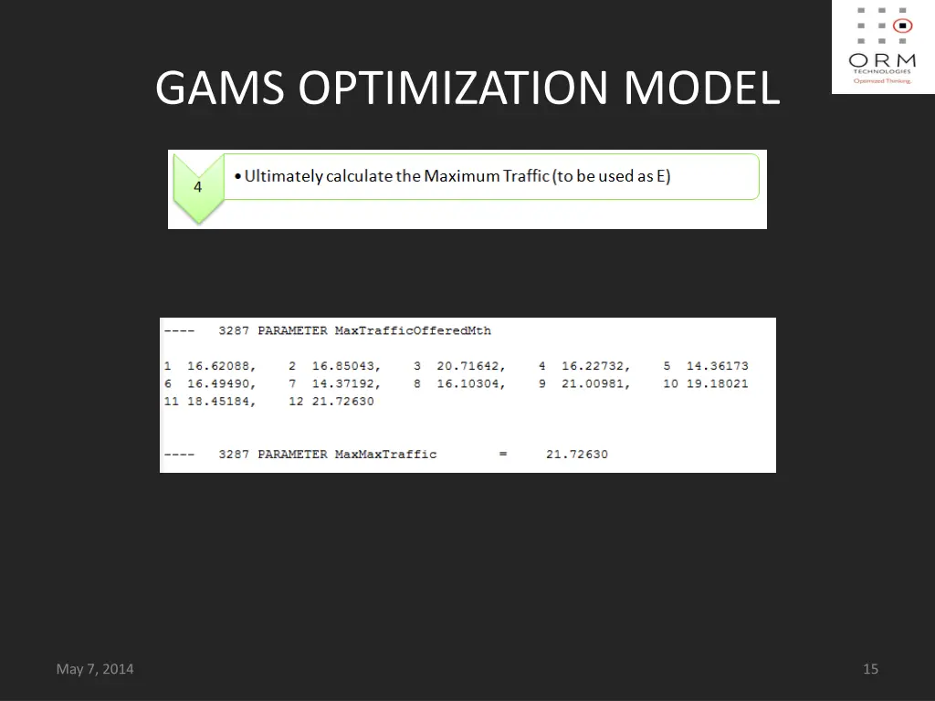 gams optimization model 3
