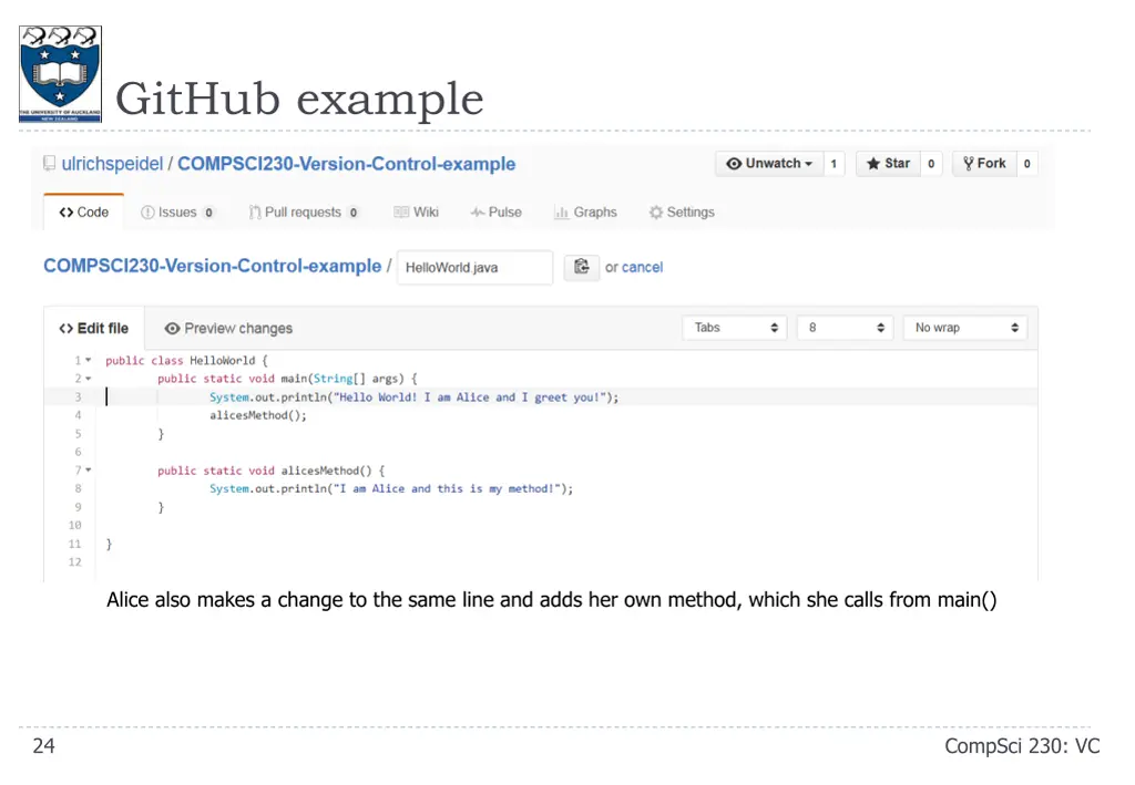 github example 10
