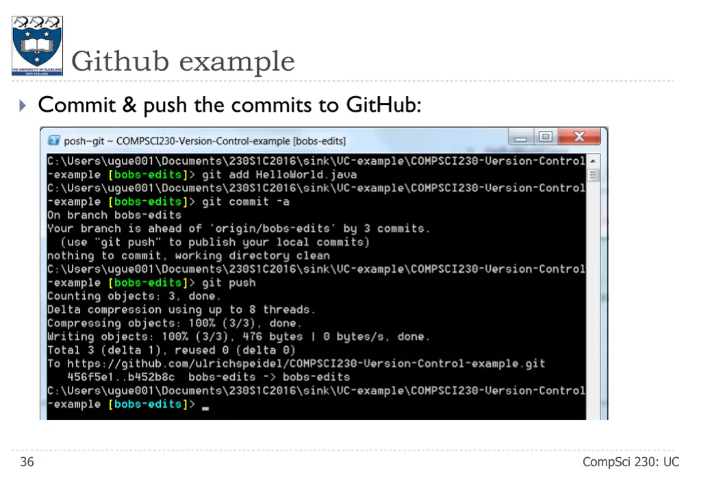 github example 22