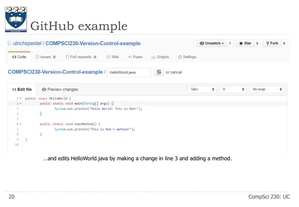 github example 6