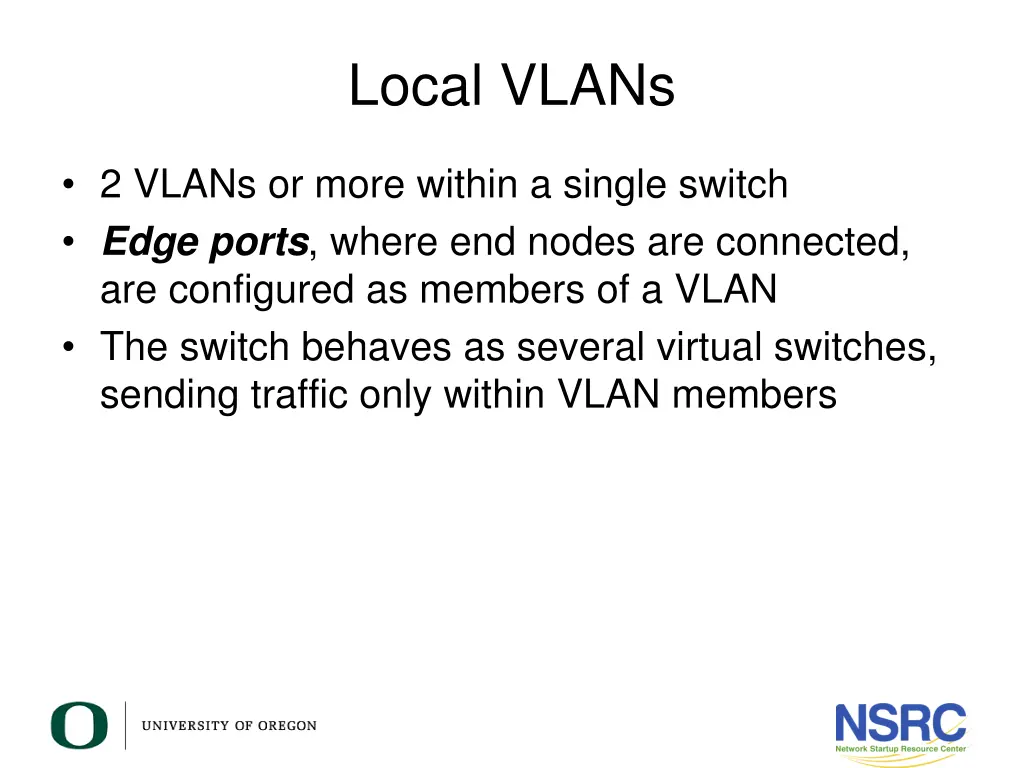 local vlans