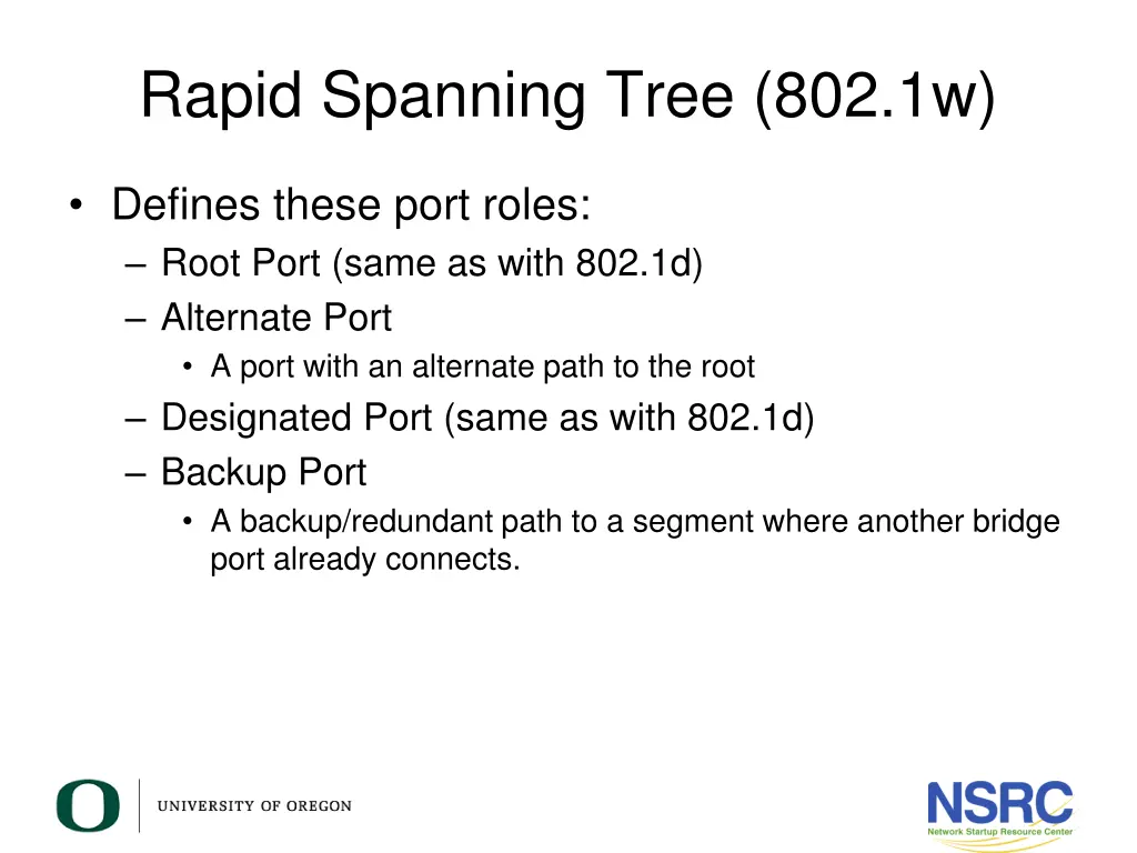 rapid spanning tree 802 1w 1