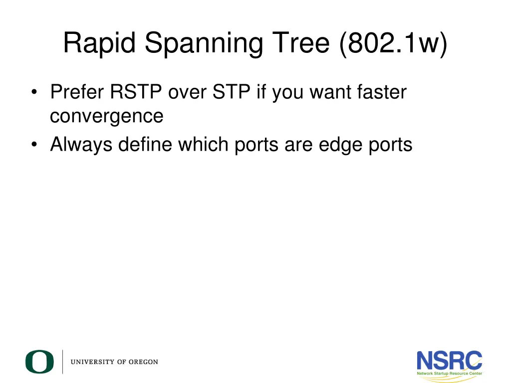 rapid spanning tree 802 1w 7
