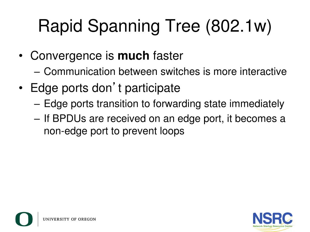 rapid spanning tree 802 1w