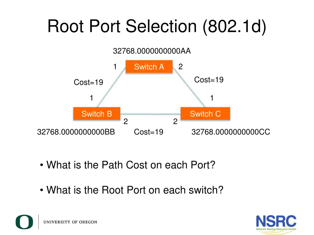 root port selection 802 1d 5