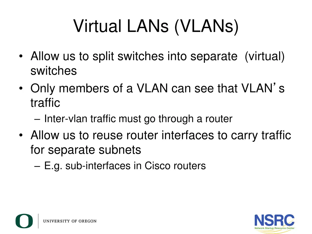 virtual lans vlans