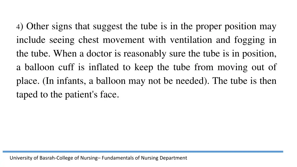 4 other signs that suggest the tube