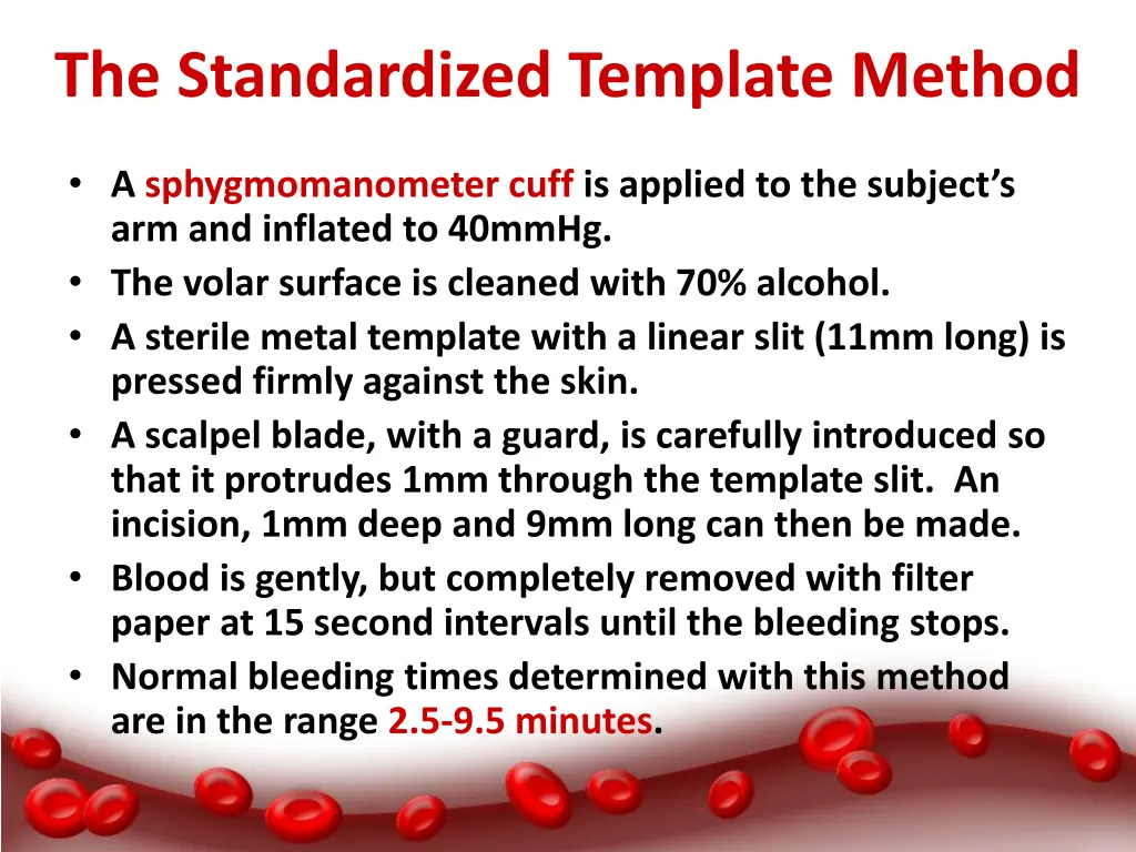the standardized template method