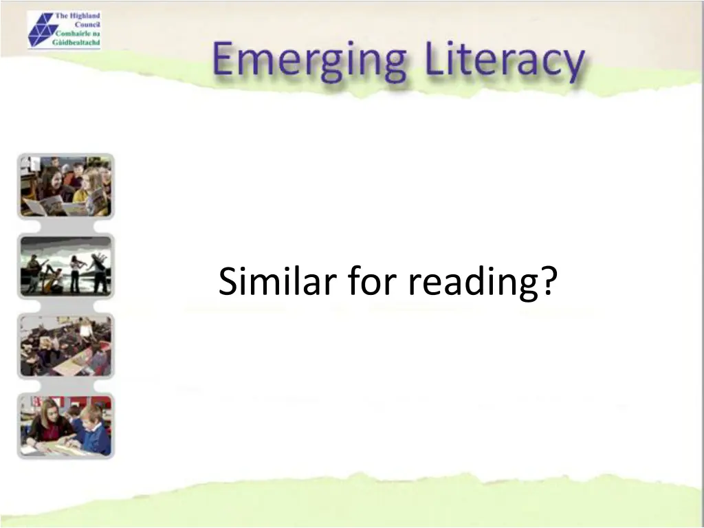 similar for reading