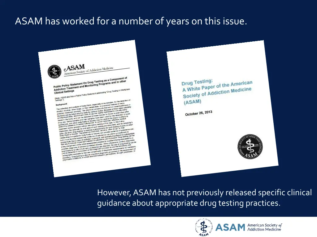 asam has worked for a number of years on this