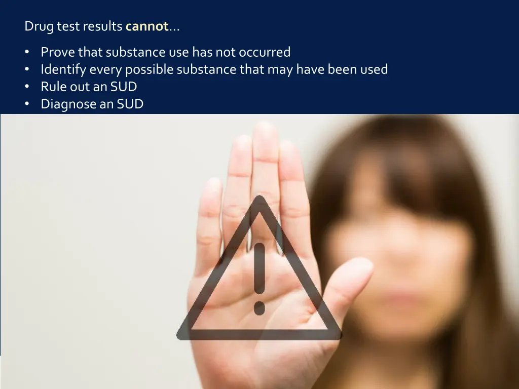 drug test results cannot